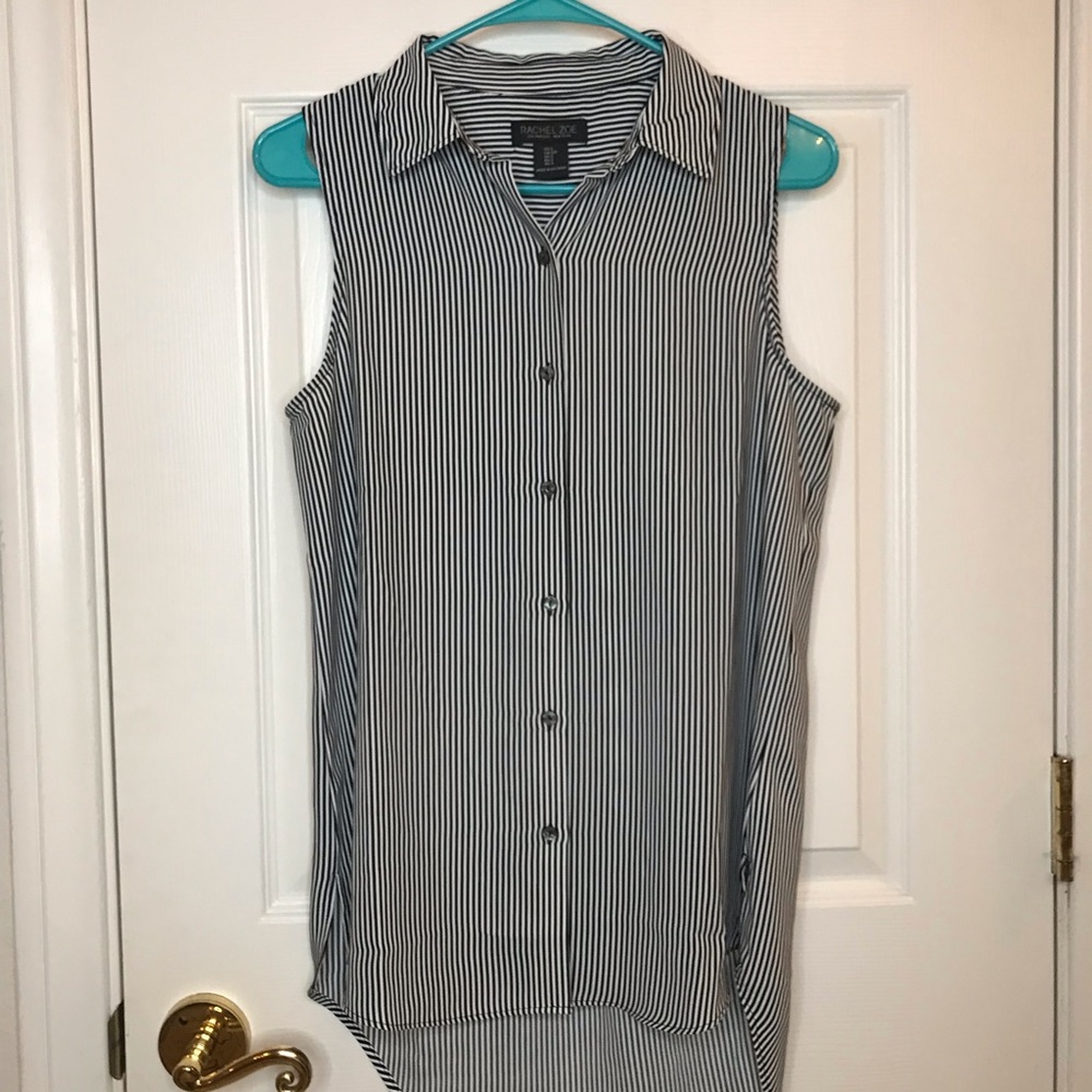Black & White Striped Blouse